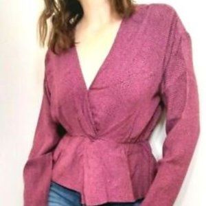 & OTHER STORIES CINCHED WAIST BLOUSE